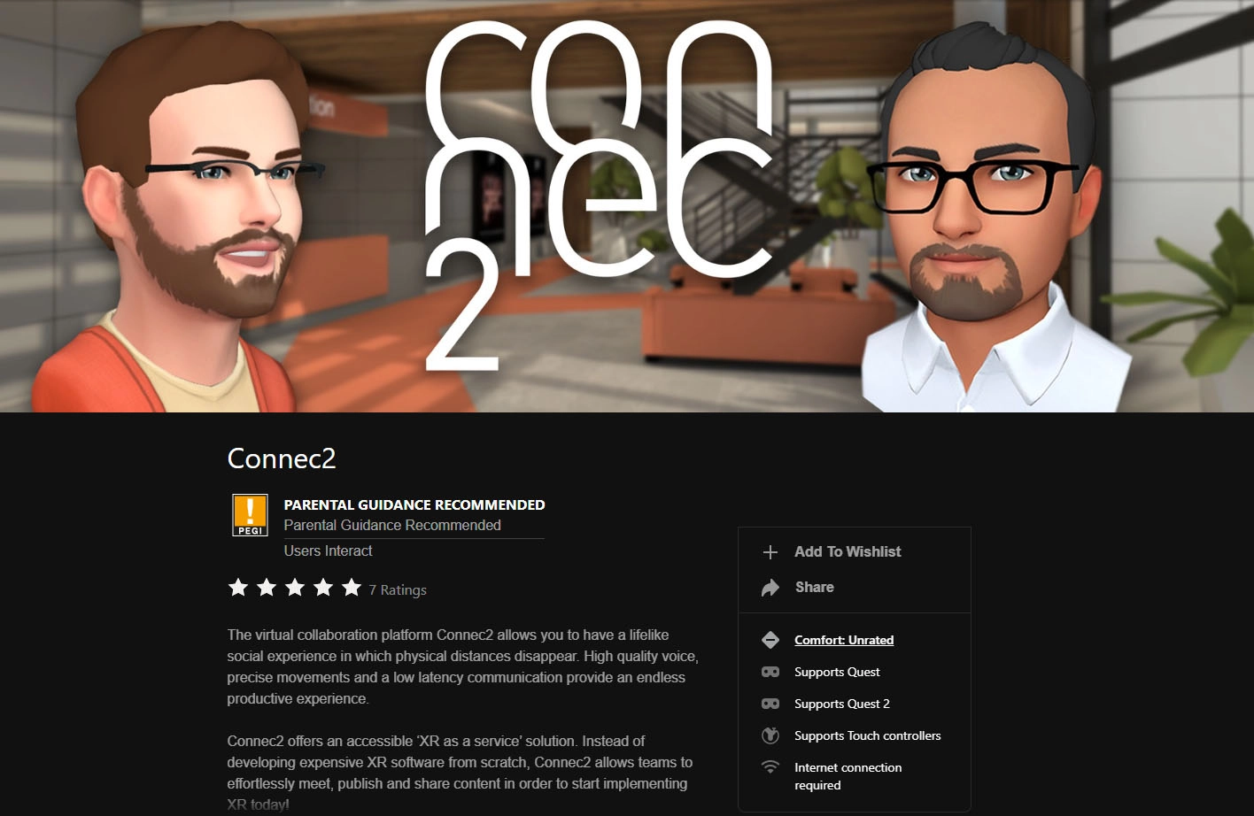 Oculus App Lab product page