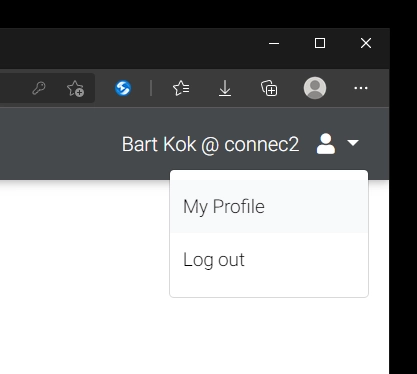 Open My Profile in Connec2
