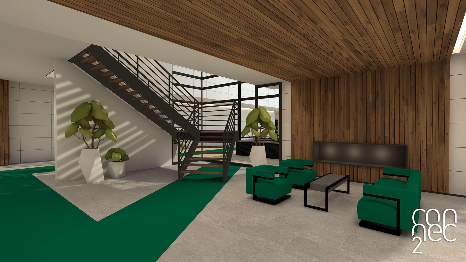 Stairs to next floor