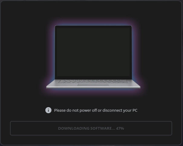 Connec2 Client installation progress