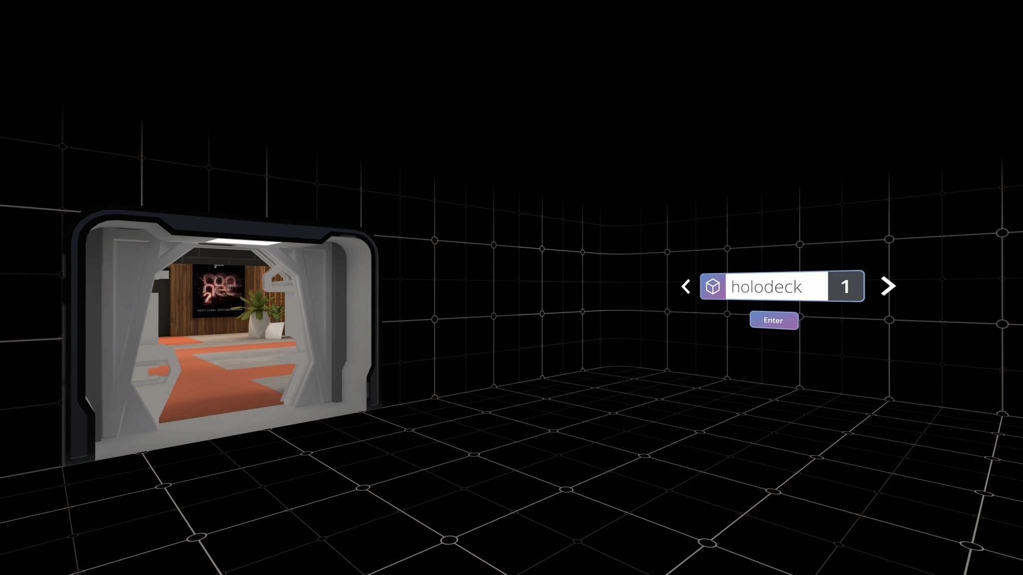 3D models displayed in the Holodeck Space
