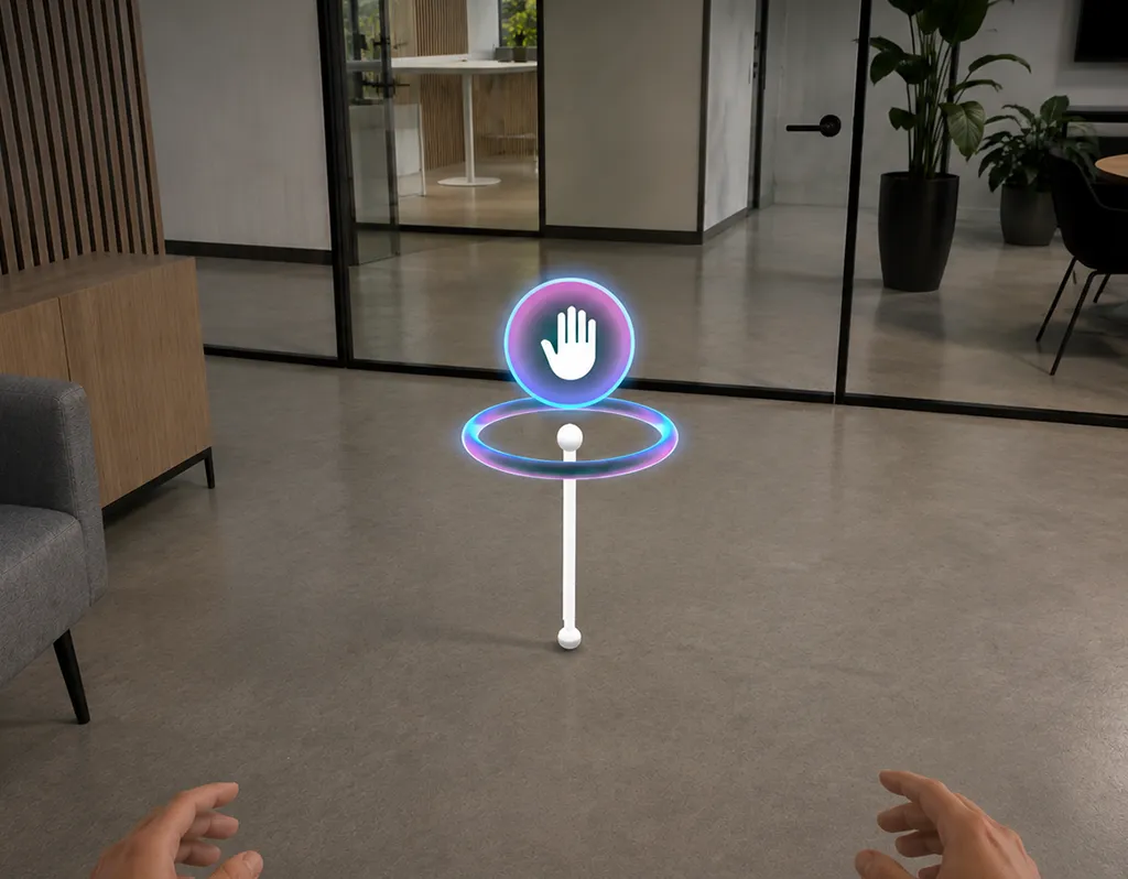 Place the calibration pivot at the desired origin point landscape